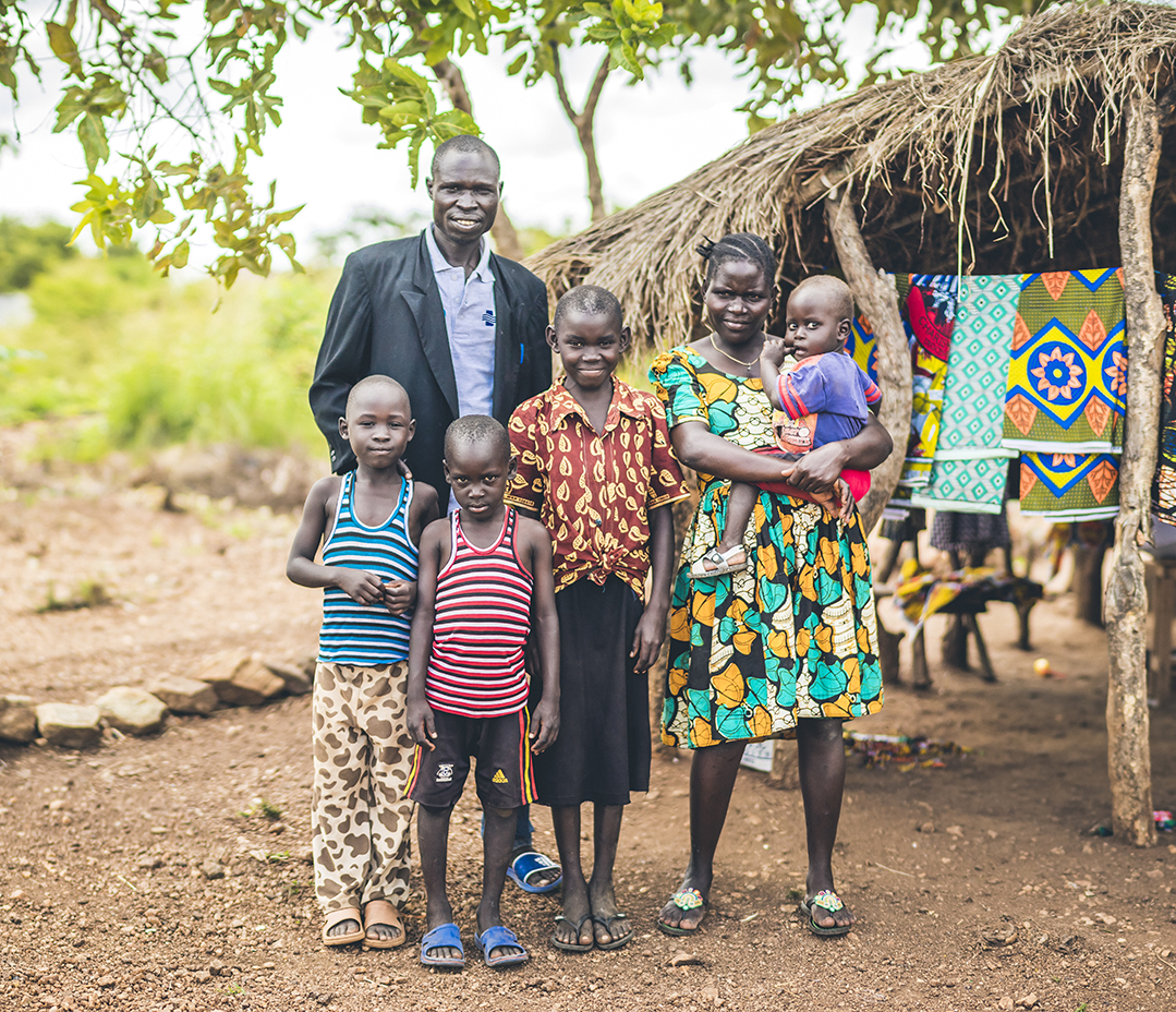 Dada Angelo and family, Bidi Bidi Refugee Settlement, Uganda, October 19, 2017