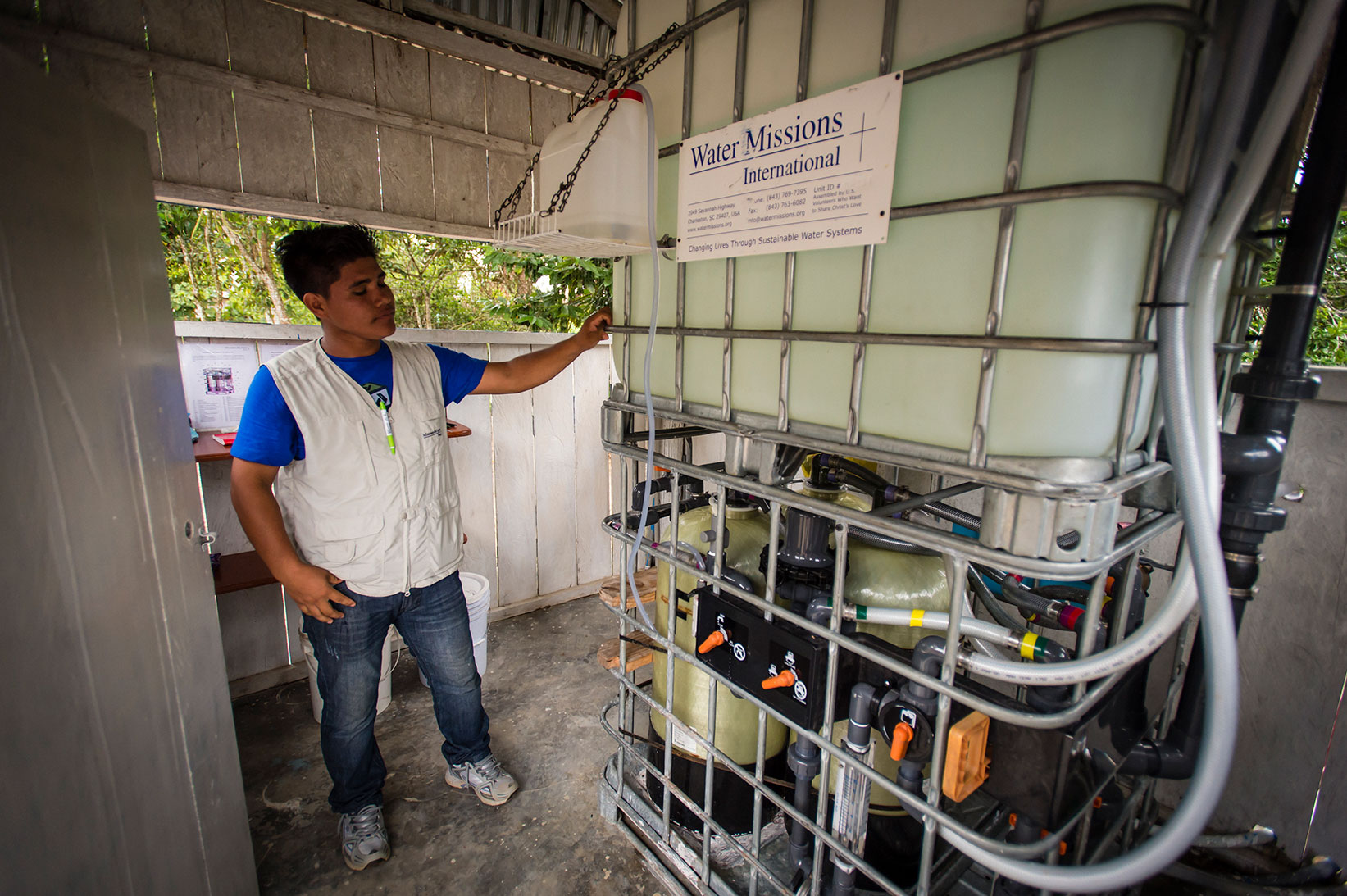 The Living Water Treatment System in Peru.