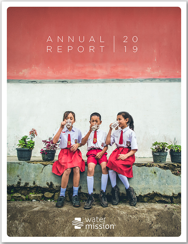 Water Mission 2019 Annual Report Cover